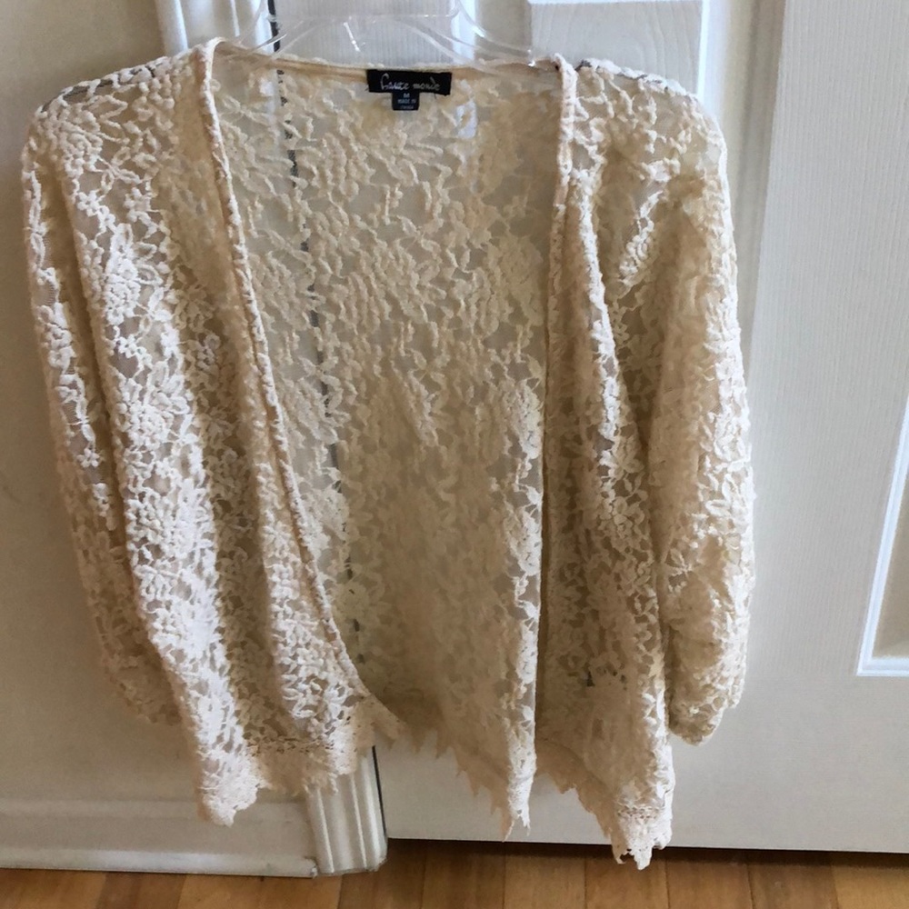 Lace coverup.